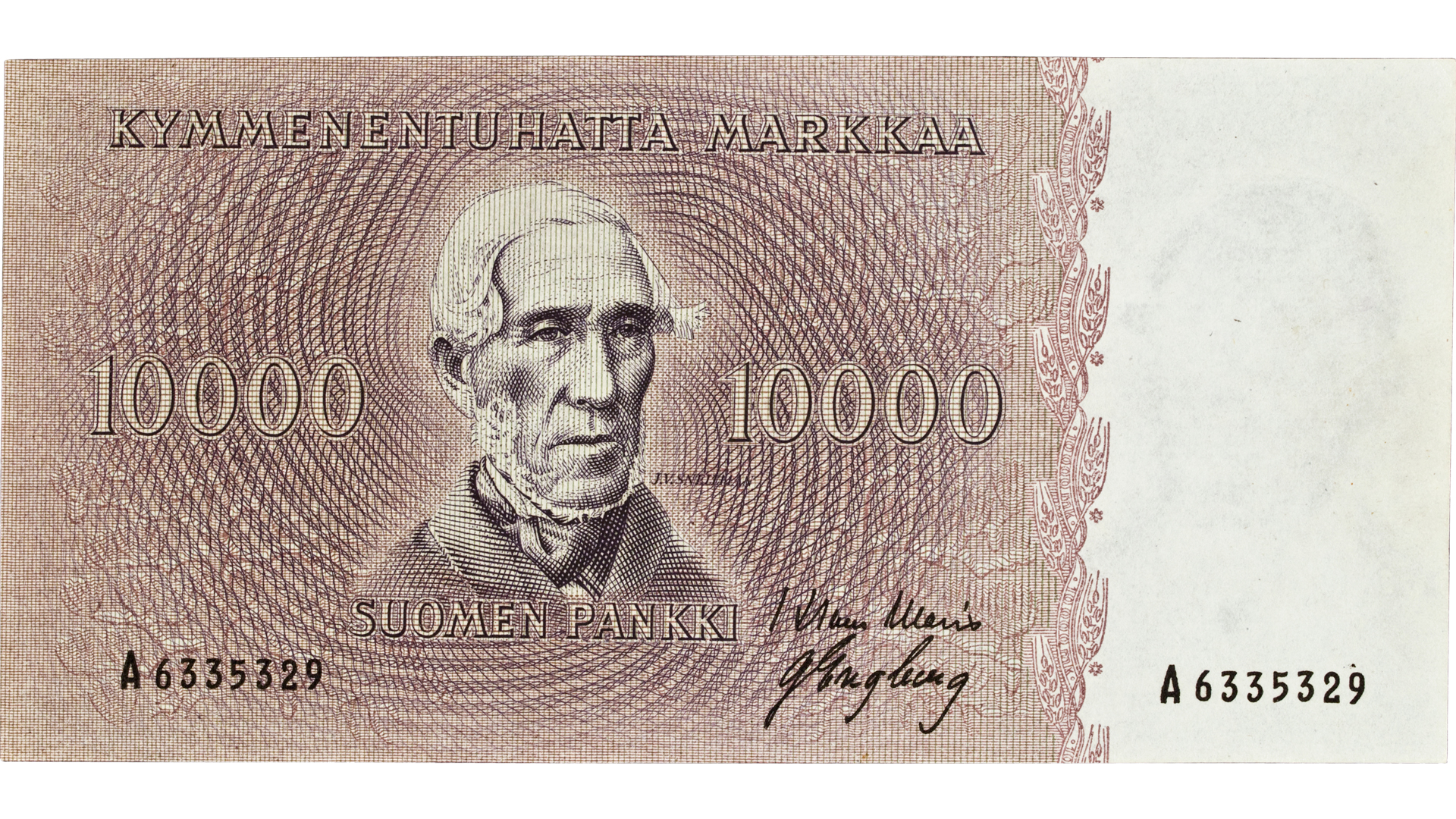 10 000 mark banknote 1955