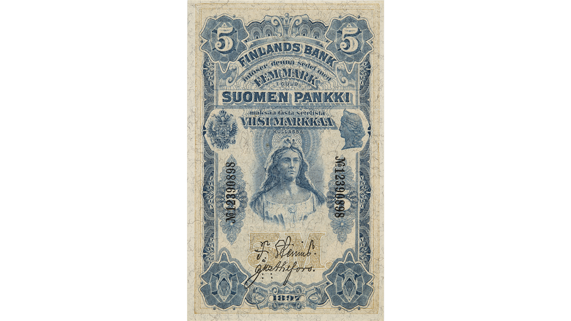 5 mark banknote 1897