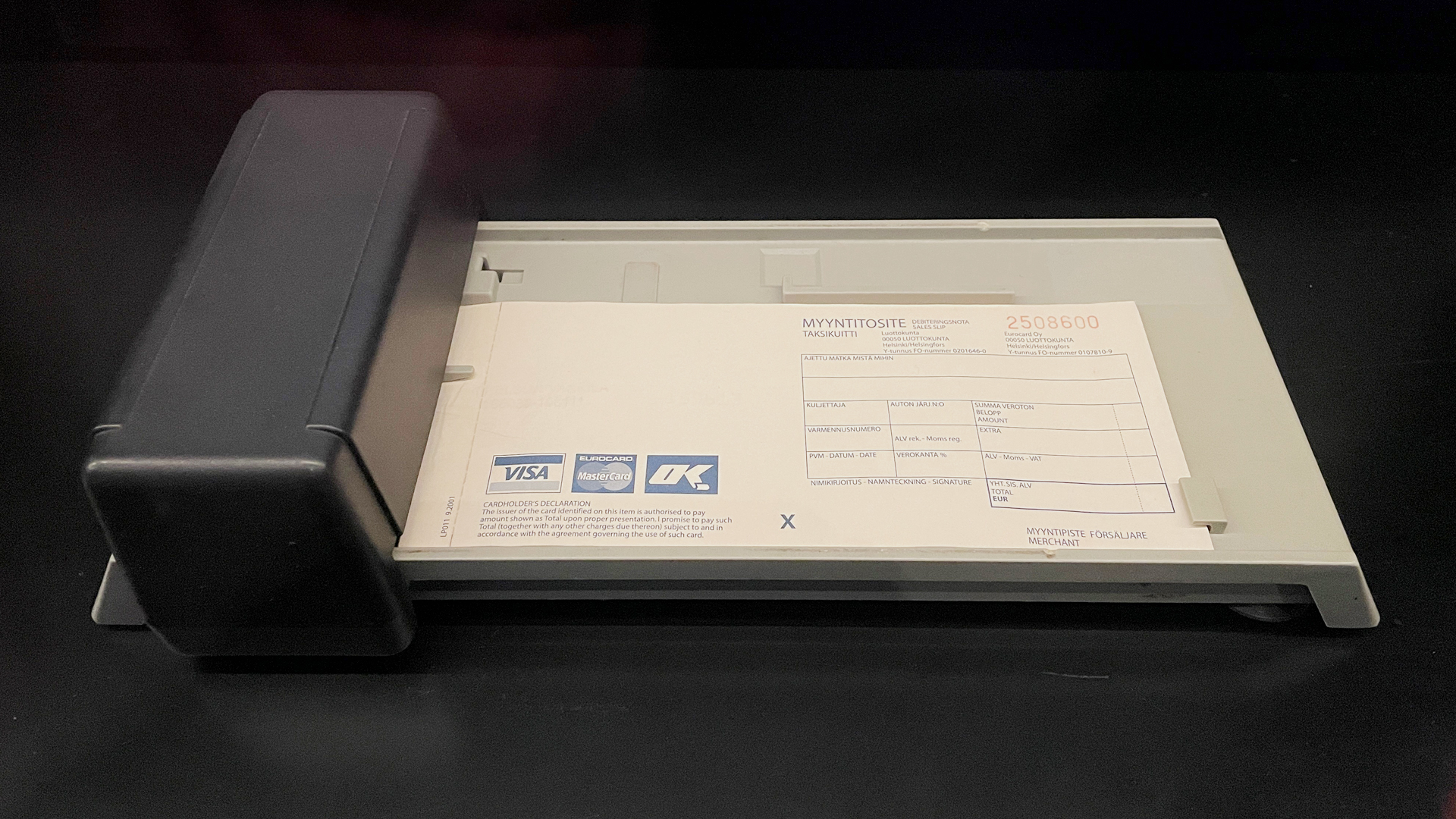Payment card swipe